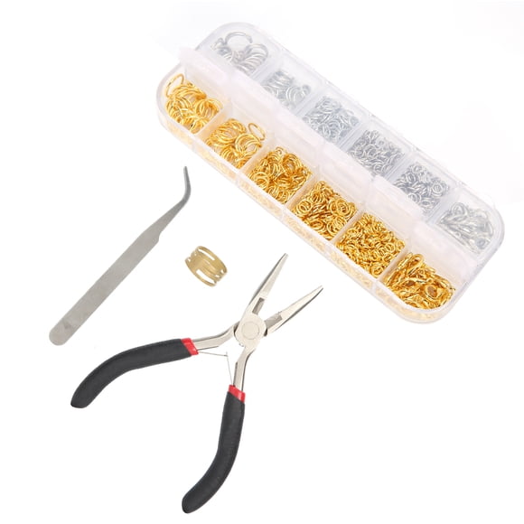 Jewelry Making Kit, Jewelry Lobster Clasp, Practical Multifunctional Complex Materials for Men Women Jewelry Repair Tool DIY Making Accessory
