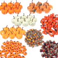 thumbnail image 3 of Mini conos de pino de calabaza Artificial, simulación de Hojas de arce, Halloween, Acción de Gracias, Otoño, accesorios para fotos de boda, decoraciones, 3 of 4