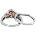 thumbnail image 2 of 14K White Gold Solitaire Diamond Bridal Set Engagement + Wedding Rings 1.50 Ct., 2 of 6