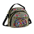 thumbnail image 1 of PENGXIANG Women Mini Backpack Canvas Embroidered Travel Shoulder Bag School, 1 of 6
