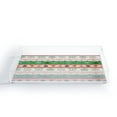 thumbnail image 4 of 12" Green and Red Snowflake Stripes Tray Decor, 4 of 4