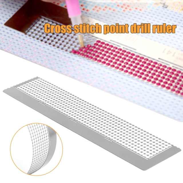 Cuadros Decorativos Herramientas de pintura de diamante DIY de 408 agujerosregla de taladro redondopunto de cruz (141,5) Ehuebsd embutido en tela