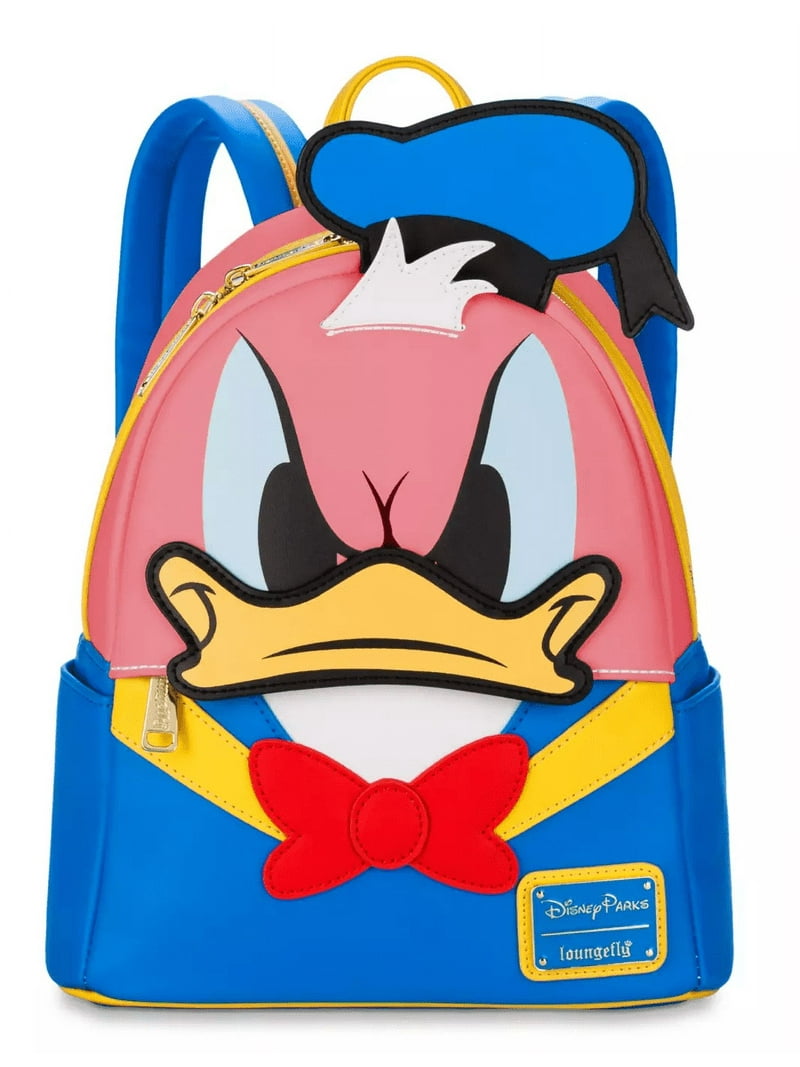 【完売品】ラウンジフライ ドナルド 90周年記念リュック UV変化ギミック付 Disney Parks Donald Duck 90th Color Changing Loungefly Mini