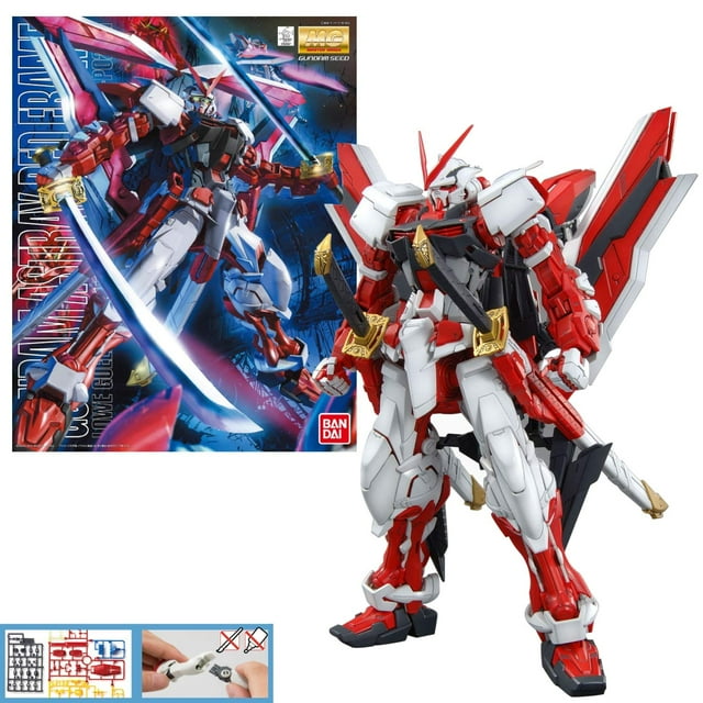 Kit de maquetas Bandai Hobby MG Gundam Kai Astray con marco rojo 1/100