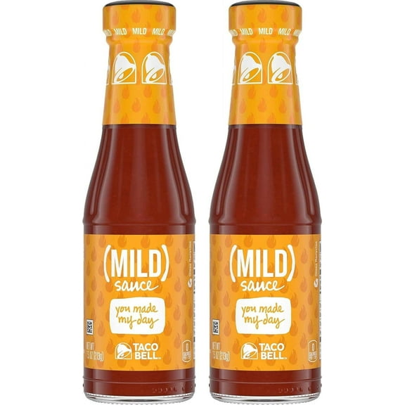 Taco Bell Mild Sauce 7.5 oz. Bottle (Pack of two)