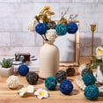 thumbnail image 4 of 16Pcs 4 Colors Wicker Rattan Balls Decorative Orbs Vase Fillers for Craft Party Wedding Decoration Mixed Color 49~50mm 4pcs/color, 4 of 7