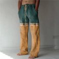 thumbnail image 2 of XINPING Men's Durable Casual Pants Relaxed Fit Hiking Casual Pants Breathable Sweatpants with Pockets Cargo Joggers, 2 of 9