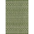 thumbnail image 1 of Unique Loom Outdoor Trellis Geometric Rug 4' x 6' Rectangle Green/Ivory, 1 of 1