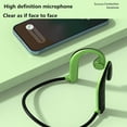 thumbnail image 6 of Jacenvly 2024 New Earphones Wireless Clearance Hifi Bones-Conduction Wireless Headphone Upgrade Bluetooth Bone-Drive Support Card Headset Stereo Earphone Sport Wireless Headphones Green, 6 of 10