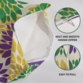 thumbnail image 6 of Purple Green Yellow Pillow Covers 20x20 Set of 2 Mardi Gras Dahlia Flower Outdoor Decorative Throw Pillows Farmhouse Pillowcases Linen Cushion Case Decor for Home Sofa Couch Bed, 6 of 6