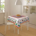 thumbnail image 6 of Colorful Mexico Square Table Cloth - Mexican Floral Tablecloth Cactus Stripes Lines Native Art Table Cover for Kitchen Party Picnic Dining Decor, 6 of 8