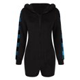 thumbnail image 4 of Combinaison à Manches Longues pour Femmes Pyjama à Capuche Décontracté d'Hiver Chaud, 4 of 6
