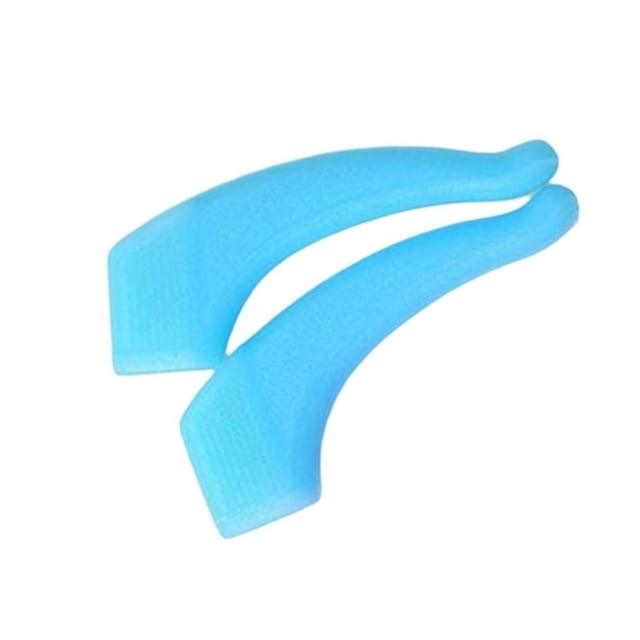 kurtrusly Anti Slip Earglass Ear hook Silicone Lightweight Glasses Grip Light Blue 1Set