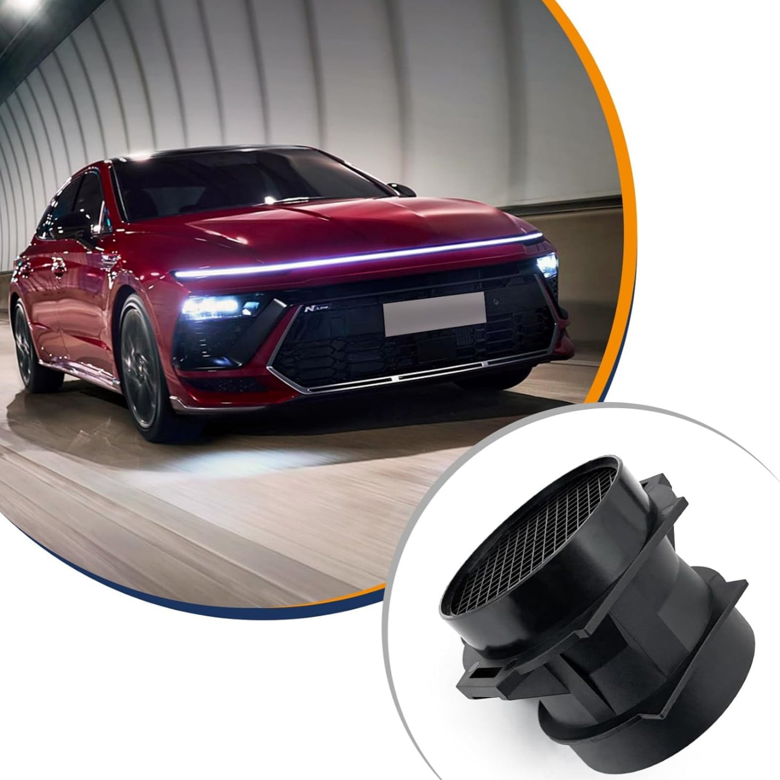 GUYUTING High Quality MAF Sensor for Hyundai Santa Fe 2001-2006 V6 2.7L Kia Magentis 2001-2001 V6 2.5L Air Intake Monitor