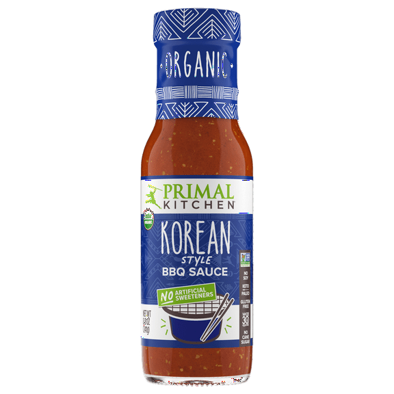 Pack of 6, Primal Kitchen Korean Style BBQ Sauce, 8.5 oz