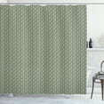 thumbnail image 1 of Ambesonne Muted Colors Shower Curtain, Nature Leafy Branches, 69"Wx70"L, Sage Green and White, 1 of 2