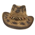thumbnail image 4 of lionlar Chapeau de Soleil Classique Cowboy pour Randonnée, Vacances, Été, Extérieur, Cadeaux de Vacances Kaki, 4 of 6