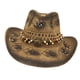 thumbnail image 4 of Sombrero de vaquero clásico para el sol, sombrero de playa de verano ajustable para verano, vacaciones, viajes, Caqui, 4 of 6