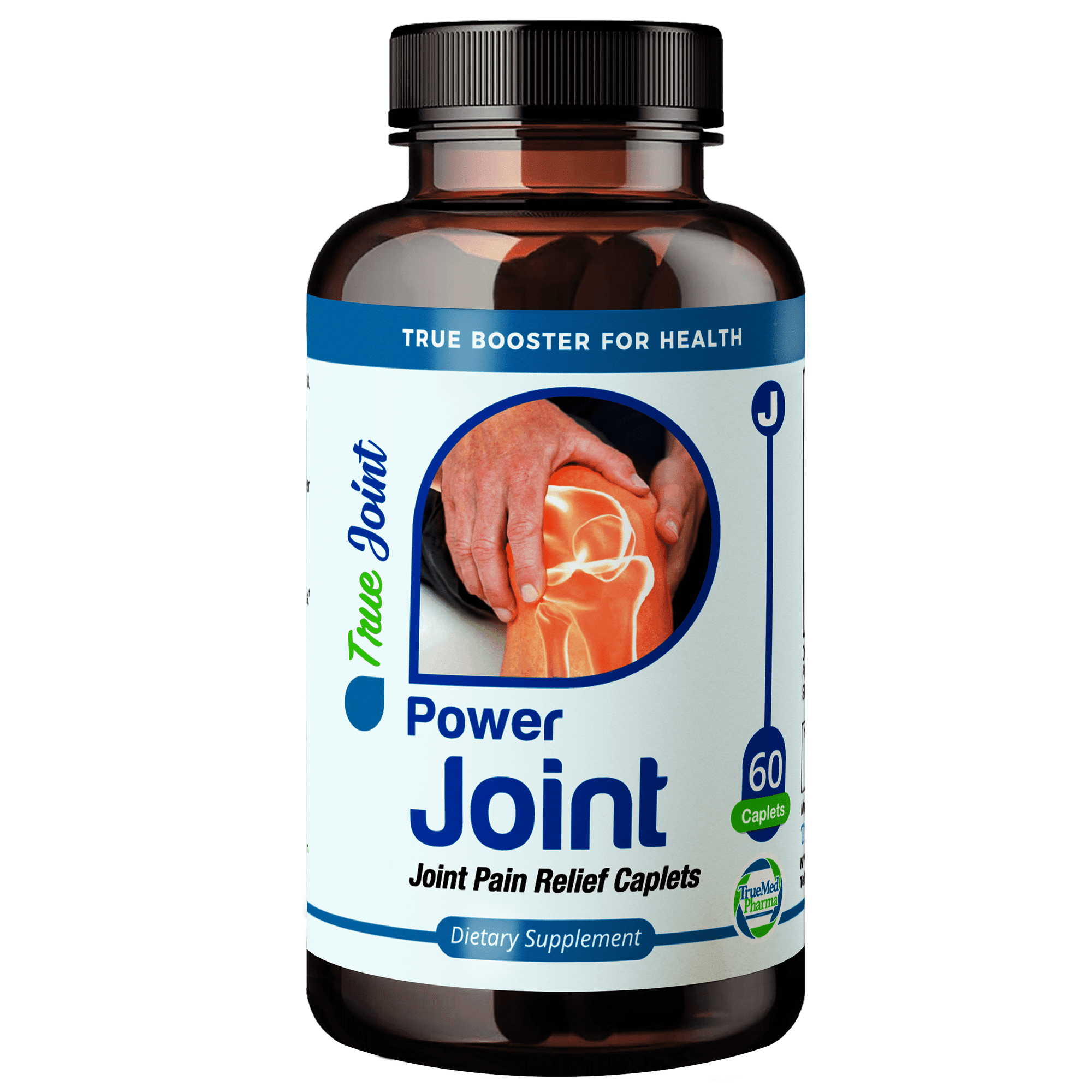 TrueMed Joint Support 3000 mg Supplement with Glucosamine HCl Chondroitin Sulfate Collagen, Joint Health Supplement for Mobility Flexibility Cartilage Support, 60 Caplets