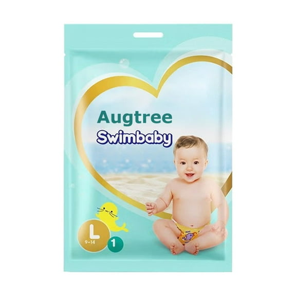 Augtree Disposable swim diapers for children and infants, Swim Diapers Disposable Swim Pants Large (10 Count)