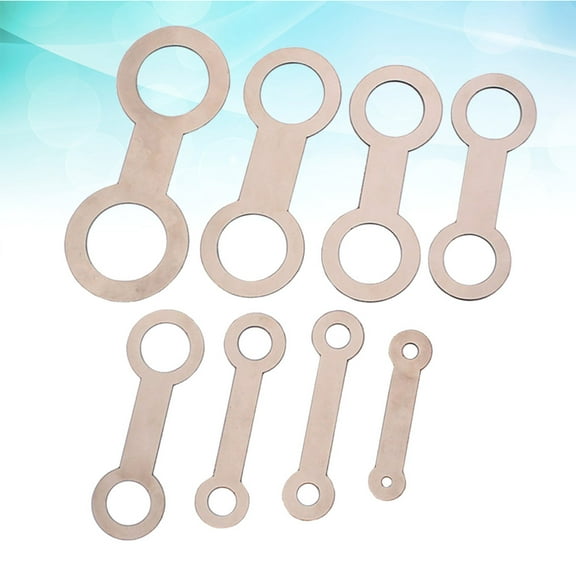 Topbathy Saxophone Leveling Tool Metal Pad Adjustment 8Pcs