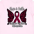 thumbnail image 4 of Inktastic Multiple Myeloma Cancer Awareness Hope & Faith with Butterfly Ribbon Boys or Girls Baby T-Shirt, 4 of 5