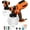 AC-Orange, variant on 700W HVLP Sprayer with 6.56ft Heavy-Duty Cord, 1200ml Cup Detachable Dual - System for Cabinets/Furniture/Fences (DC-Orange)