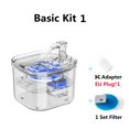 thumbnail image 1 of 2L Intelligent Cat Water Fountain With Faucet Dog Water Dispenser Transparent Drinker Pet Drinking Filters Feeder Motion Sensor, 1 of 5