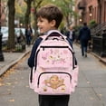 thumbnail image 6 of Garronmavis Axolotl Strawberry Backpack for School Boys Smooth Zippers School Bag Multi-Pocket Book Bag 17 inch for 10-12T Elementary School Students Daily Use, 6 of 6