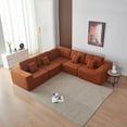 Oversized Modular Sectional Sofa Set, Convertible U Shaped Sofa Couch