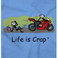 thumbnail image 2 of Biker Motorcycle Accident Boyfriend Men's Big & Tall Crewneck Graphic Tee Brisco Brands 3X, 2 of 5