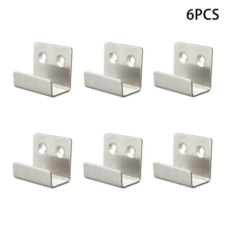 

6pcs Hardware Wall Hook Heavy Duty Fixing Ceramic Tiles Display Stable Durable