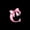 Black Pink C, variant on Manfei Watercolor Bow Letter M Twin Comforter Sets for Girls, Black Pink Initial Bedding Set, Black Reversible, 2pcs