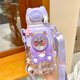 thumbnail image 1 of Kawaii Water Bottle - Cute Water Bottles With Straw And Stickers Portable Cartoon Bear Water Bottle Leakproof Sports Water Bottle For Outdoor Sports T, 1 of 4