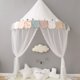 thumbnail image 1 of Cribs Indoor Tent for Kids Mosquito Bed Curtain Playhouses Children Play Tent Teepee Nursery Baby Girls Boy Birthday Gift heqiyong LED, 1 of 2