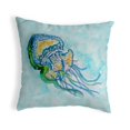 thumbnail image 2 of Betsy Drake KS056 12 x 12 in. Jelly Fish Small No-Cord Pillow, 2 of 2