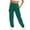 Green, variant on Womens Business Casual Pants plus Ladies Solid Color Drawstring Elastic Waist Casual Loose Foot Sweatpants