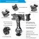 thumbnail image 3 of Adaptador de trípode para teléfono móvil con orificio para tornillo de 1/4" Soporte para teléfono inteligente de 360°, 3 of 6