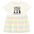thumbnail image 3 of Inktastic Chess Player Game Girls Baby Dress, 3 of 5