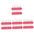 thumbnail image 4 of 4 PCS Decorative Rose Shower Curtain Hook Embellishments Hooks, 4 of 8