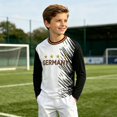 thumbnail image 2 of 2026 Soccer Game Kids Germany Soccer Long Sleeve Training Shirt, Breathable Sport Casual T Shirt for Youth Soccer Fans 3-15Y, 2 of 5