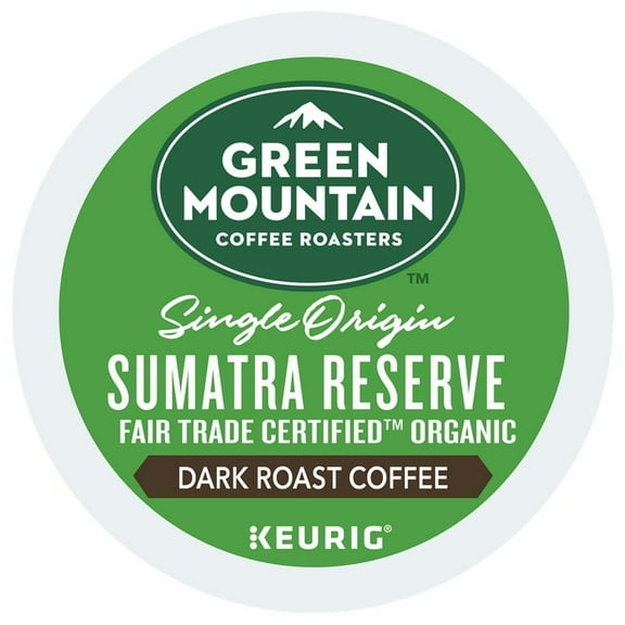 Green Mountain Sumatran Reserve K-Cup 24 Count.