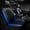 Black Blue, variant on Leather Seat Covers, Automotive Sport Car Seat Cover Super 5mm Composite Sponge Inside, Airbag Compatible Universal Fits Most Cars, SUVs, Trucks and Vans (Full Set,Black & Gray)