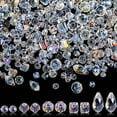 thumbnail image 1 of Beads Crystal Beads Glass Beads Clear Assorted Beads Jewelry Making Gemstone, 1 of 1