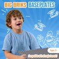 thumbnail image 2 of Placa Base de Construccion Strictly Briks Classic Big Briks 13.75 x 16.25 pulgadas, 2 of 5