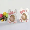 thumbnail image 4 of kkbbma Easter under $5 Easter Treat Box 10pcs Cute Egg Shaped Bunny Paper Box with Window Rabbit Ears Easter Box Easter Basket Containers Candy Goodies Box for Easter Classroom Party Favor, 4 of 7