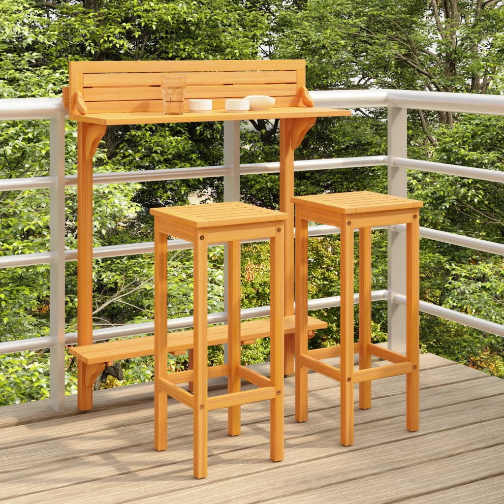 Set balcony acacia discount