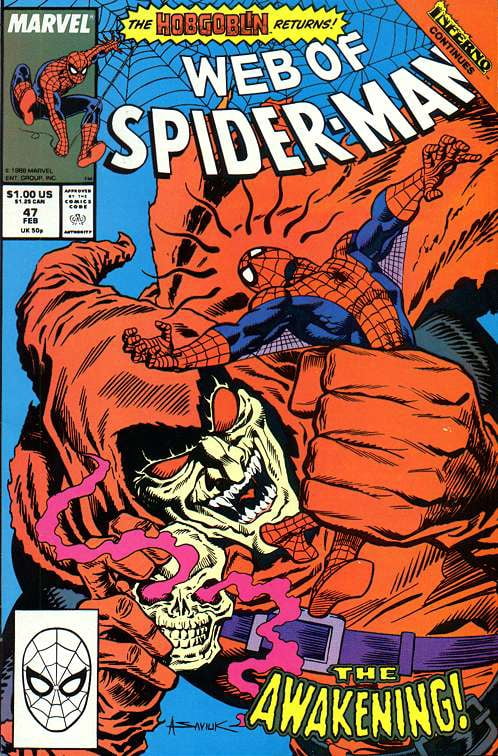 Web of Spider-Man #47 Vol. 1 1989