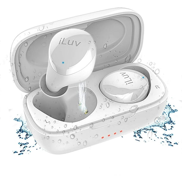 iLuv TB100 White True Wireless Earbuds Cordless in-Ear Bluetooth 5.0 ...