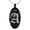 Black, variant on Stainless Steel Letter A Initial Old English Monogram Engraved Small Oval Charm Pendant Necklace